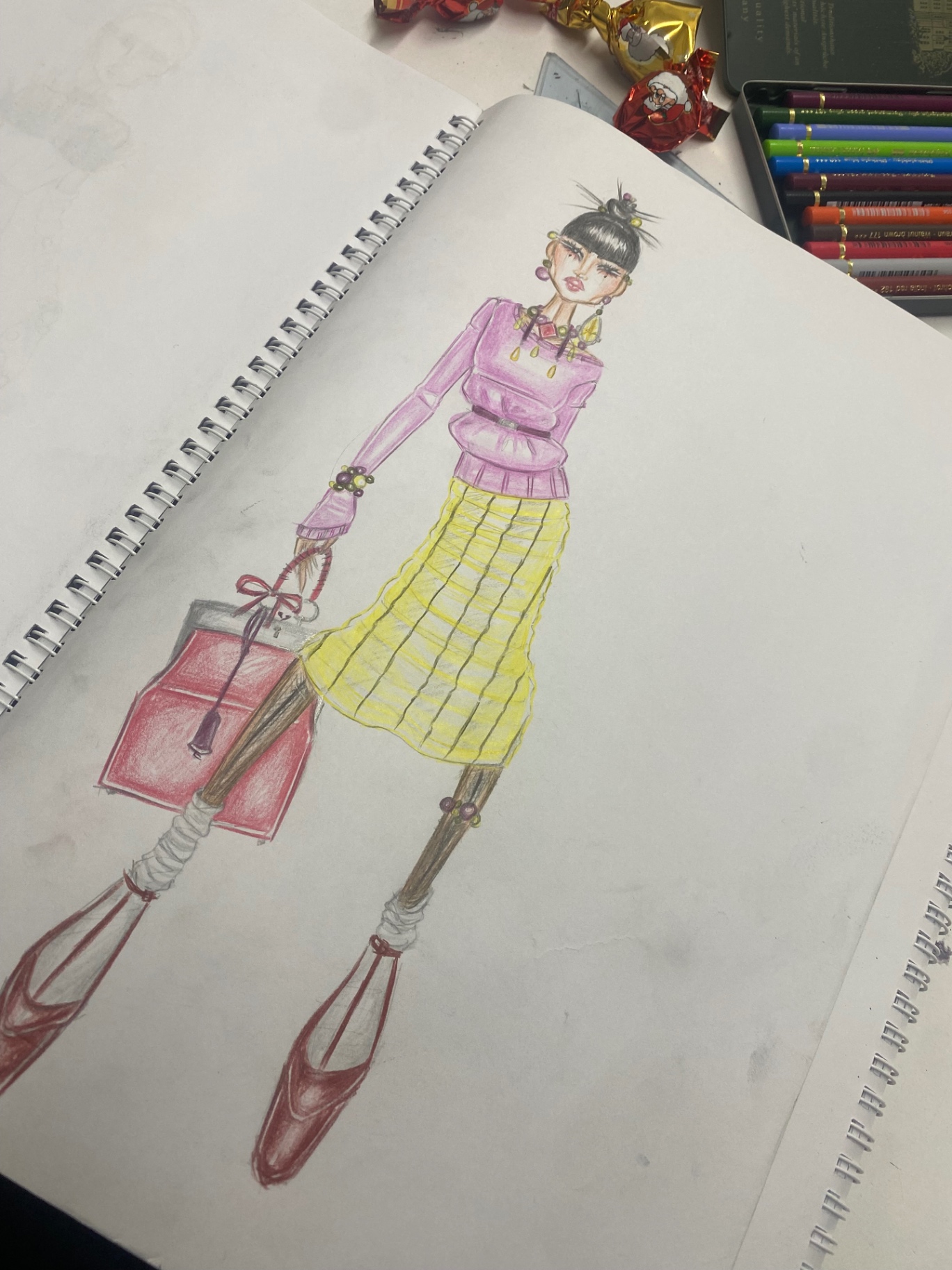 Student illustration — first year 8