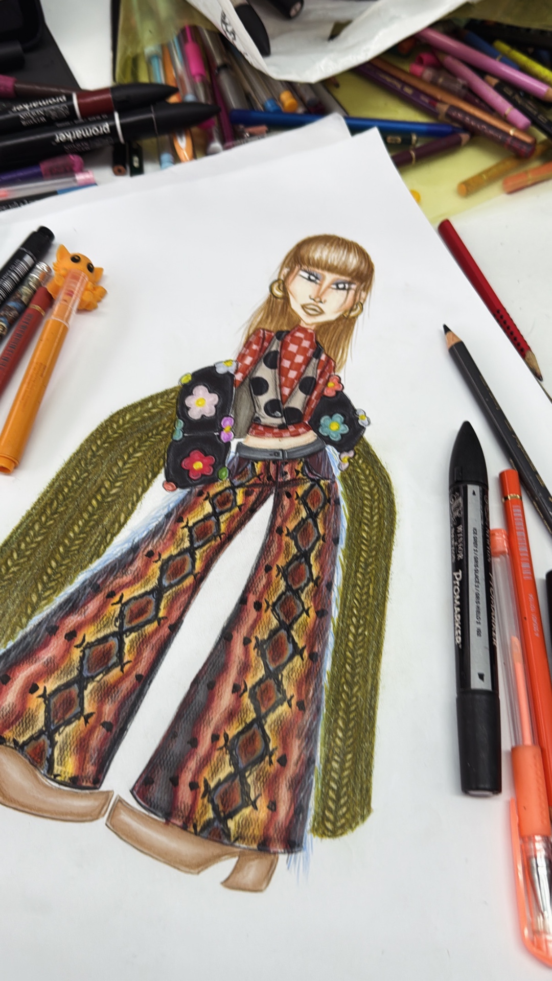 Student illustration — second year 9