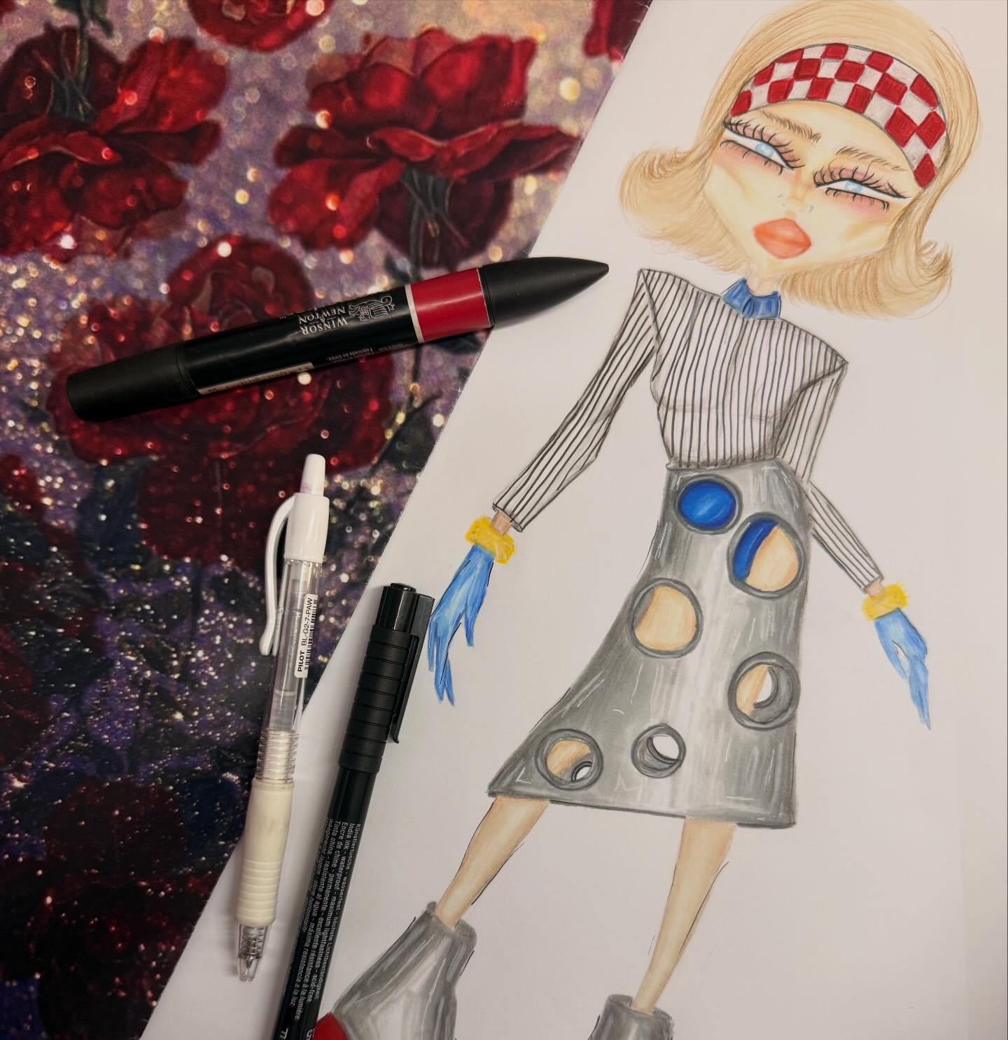 Student illustration — second year 12