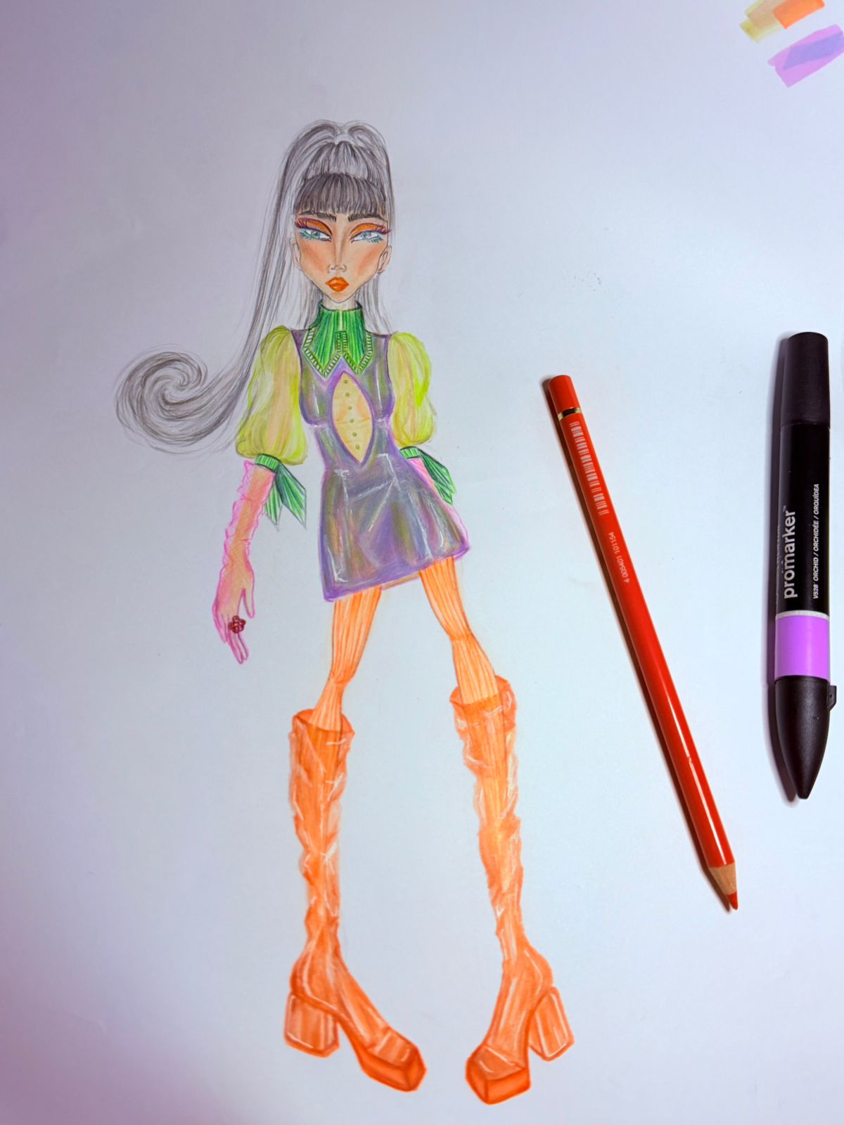 Student illustration — second year 7