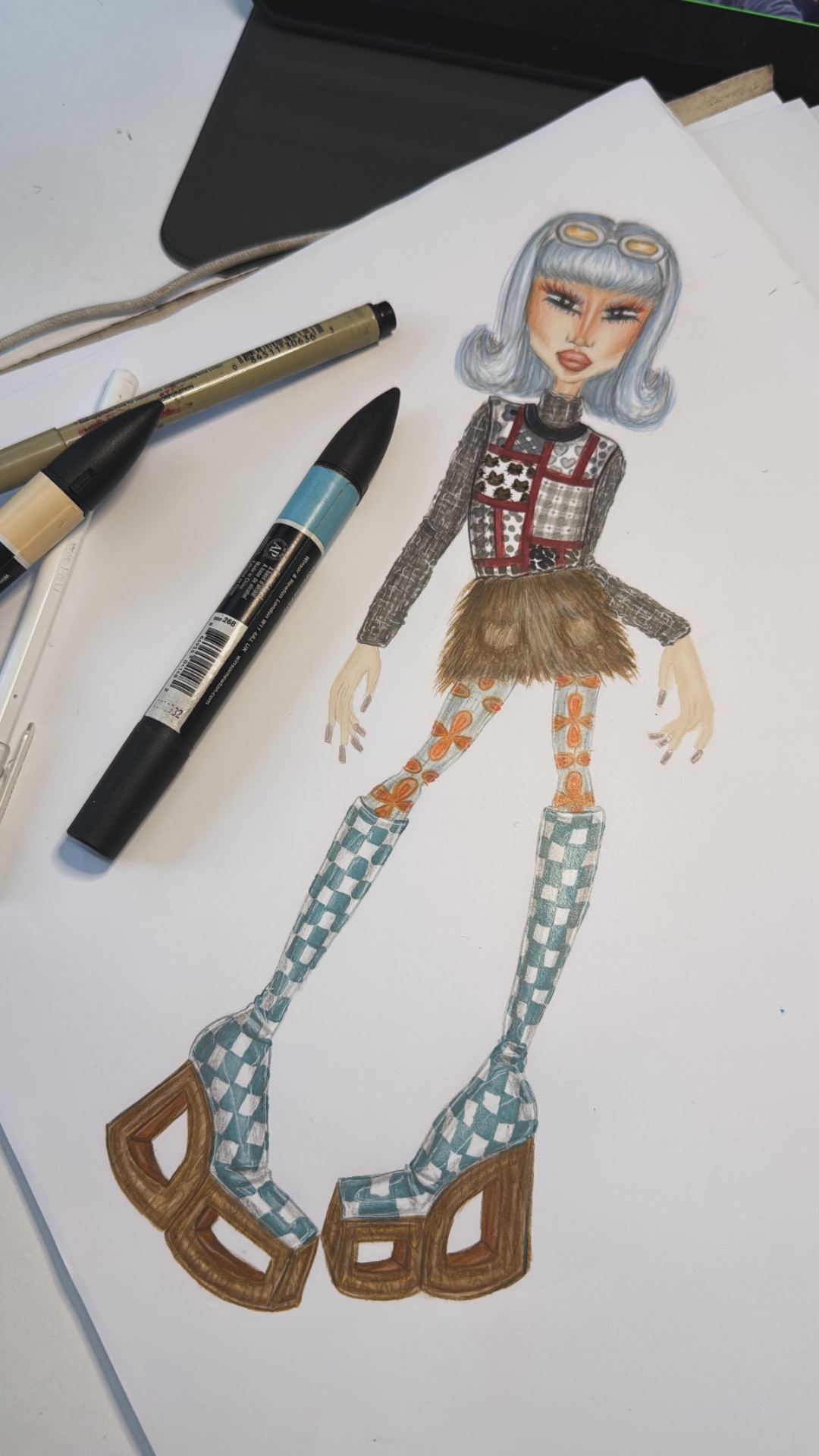 Student illustration — second year 13